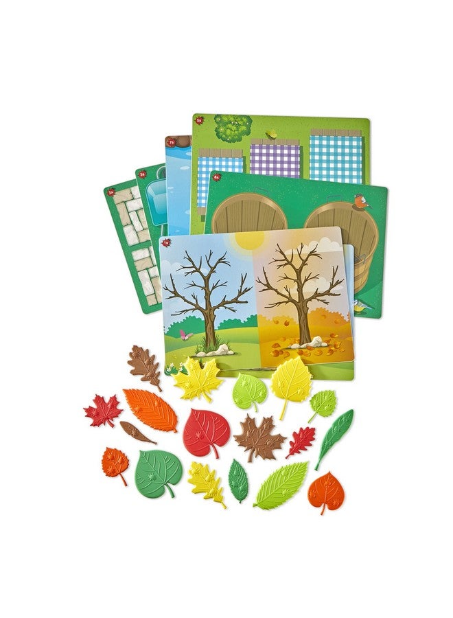 hand2mind hand2mind Sensory Leaves Math Activity Set, Pattern Play, Shape Puzzle, Pattern Blocks Cards, Math Counters, Sorting Toy, Shapes for Toddlers, Counting Toy, Kindergarten Learning Activities - Image 5