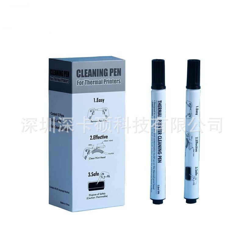 Printing Head Cleaning Pen Printer Maintenance Thermal Thermal Transfer Label Bar Code Printer Alcohol Pen Deli Han Printing - Image 2