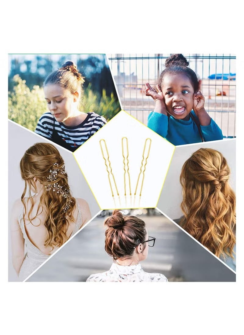 Generic - 50 Pieces Hair Pins, Bobby Pins U Shape for Women for All Hair Types (5cm) (Black) - Image 1