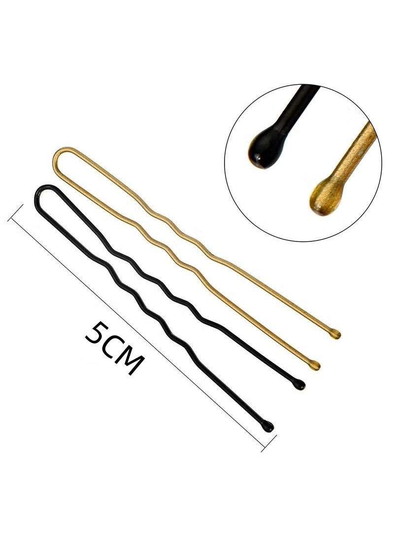 Generic - 50 Pieces Hair Pins, Bobby Pins U Shape for Women for All Hair Types (5cm) (Black) - Image 1