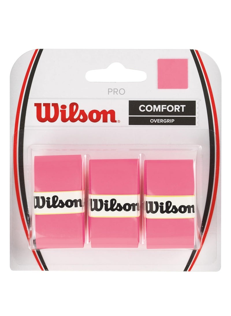 Wilson Wilson 3 Overgrips Pro Comfort - Pink - Image 1
