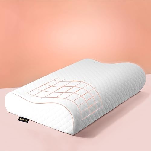 betterhood PosturePro Premium Cervical Pillow for Neck Pain and Shoulder Pain, Memory Foam Pillow, Cervical Pillow for Spondylitis Neck, Contour Pillow for Neck Pain Sleeping (Small Size, White) - Image 1