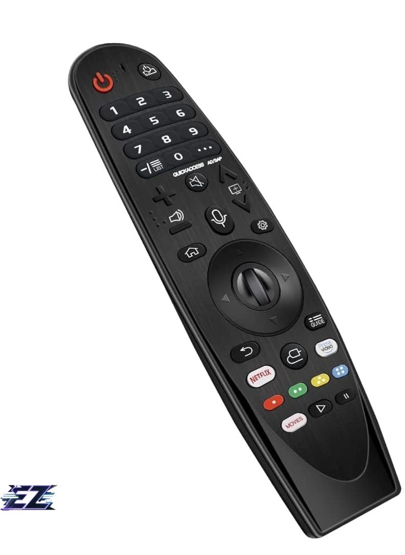 New MR-20GA Magic Wand Remote Control Replacement AKB75855501 for LG 2018-2020 OLED, NanoCell, and 4K UHD Smart TV Models, with Netflix and Prime Video Hotkeys WITH BATTERY