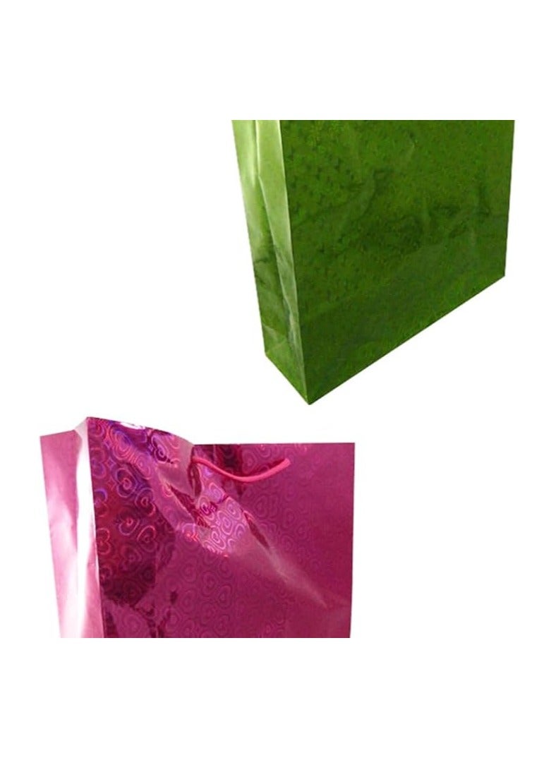 PARTY FUN Hologram Gift Bag 32x44x9.5 cm Premium Quality Shiny Gift Bag Perfect for Birthdays Holidays Weddings and Special Occasions Durable Stylish and Reusable Gift Packaging Solution  - Image 3