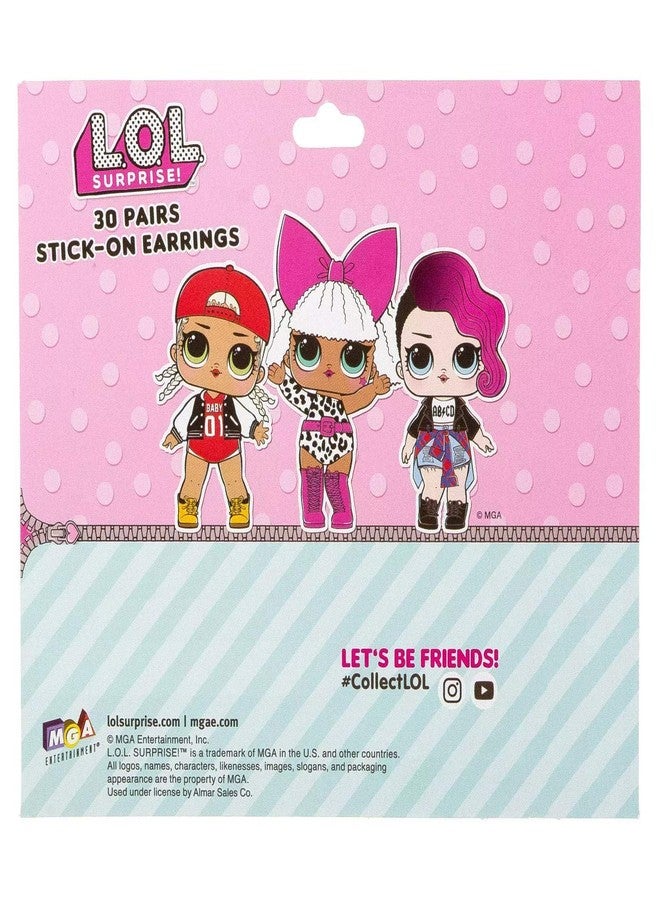 UPD LOL Dolls Sticker Earrings (24 Pair) Earrings Stickers, Birthdays, Party Favor - Image 2