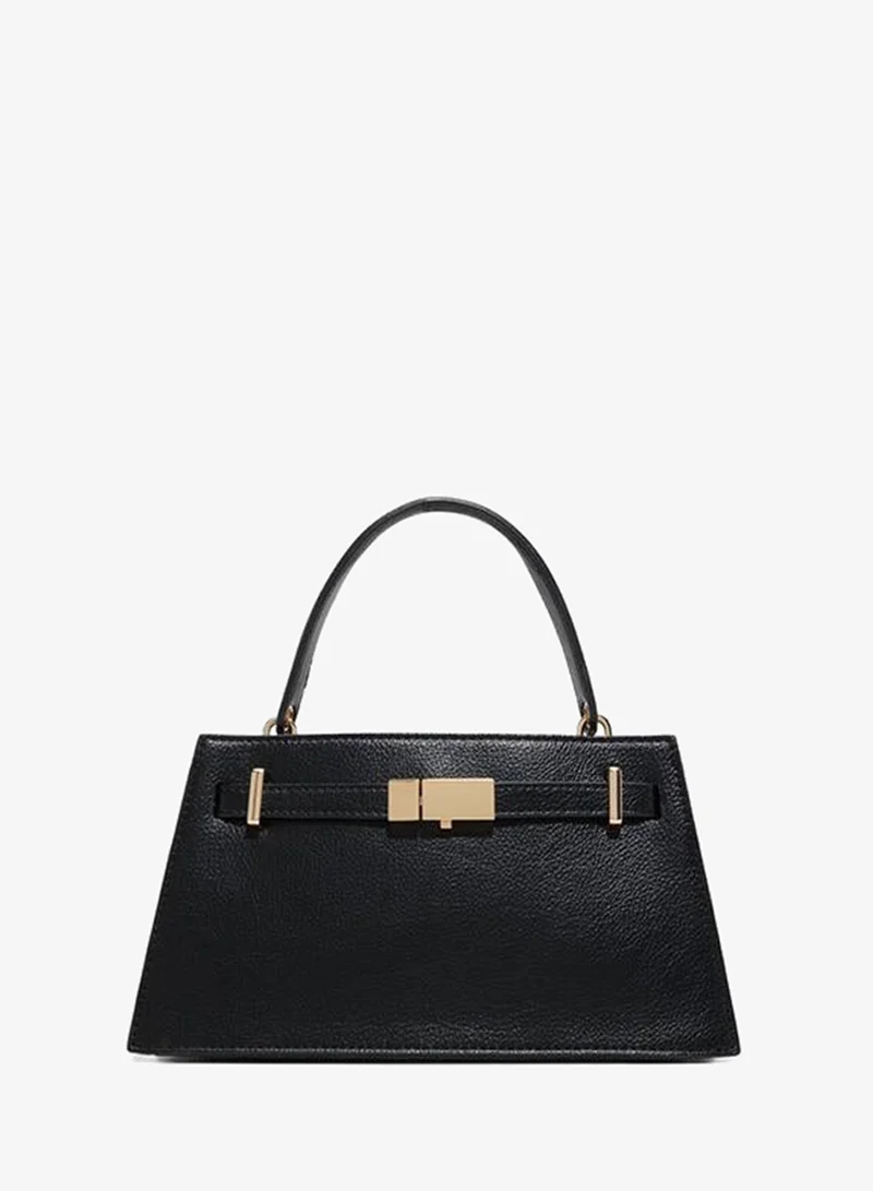 Becccca Ladies Black Top Handle Bag