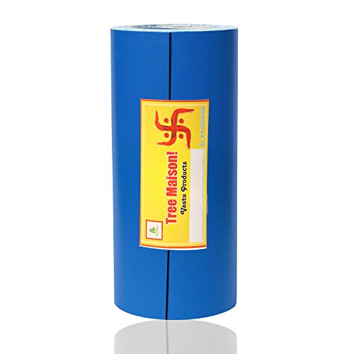 Treemaison Vastu Blue Color Tape |Size - 4 Inch| Length- 10 Feet (Approx) |Vastu Remedy for Toilet | Main Door Entrance | | Tape Remedy | (Pack of 1) - Image 1