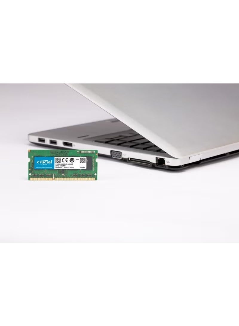 مايكرون ذاكرة RAM للكمبيوتر المحمول Micron DDR3 SODIMM | أداء موثوق | متوافقة مع أجهزة الكمبيوتر المحمول | وحدة DDR3 SO-DIMM - Image 1