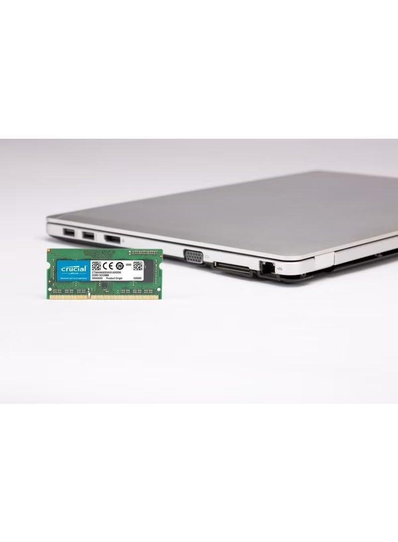 مايكرون ذاكرة RAM للكمبيوتر المحمول Micron DDR3 SODIMM | أداء موثوق | متوافقة مع أجهزة الكمبيوتر المحمول | وحدة DDR3 SO-DIMM - Image 2
