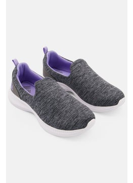 RBX Kids Girl Carson Slip On Sports Shoes, Grey  - Image 1