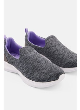 RBX Kids Girl Carson Slip On Sports Shoes, Grey  - Image 2