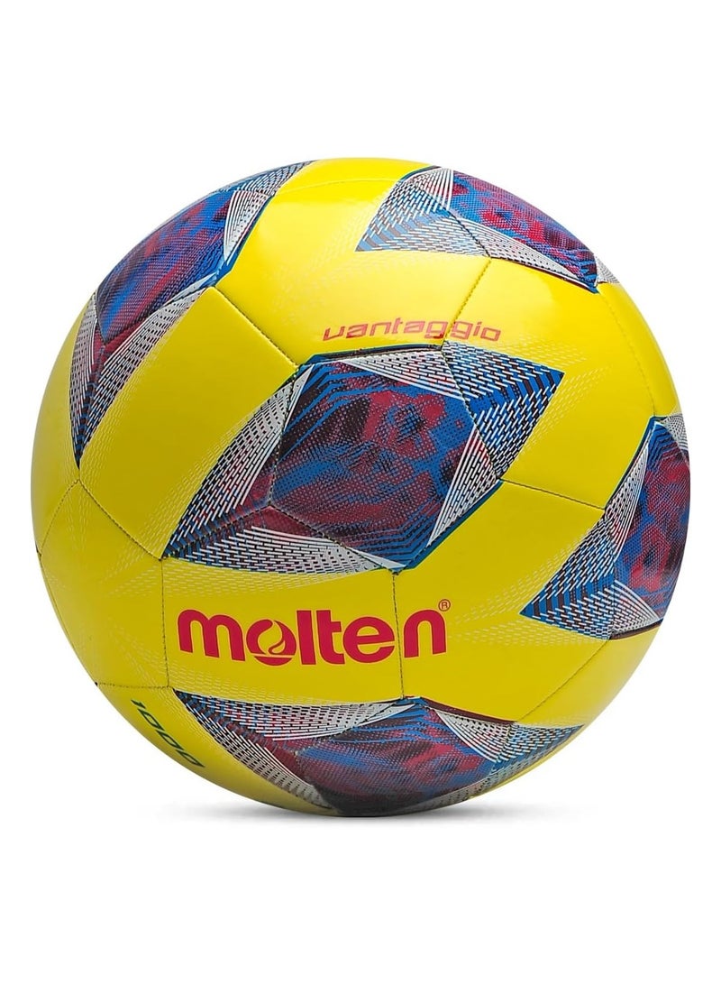 molten Soccer Ball, Durable And Comfortable Tpu Soft Leather Training Ball With Butyl Liner, Wear-Resistant For Boys, Girls And Adults, Yellow In Size 5  - Image 5