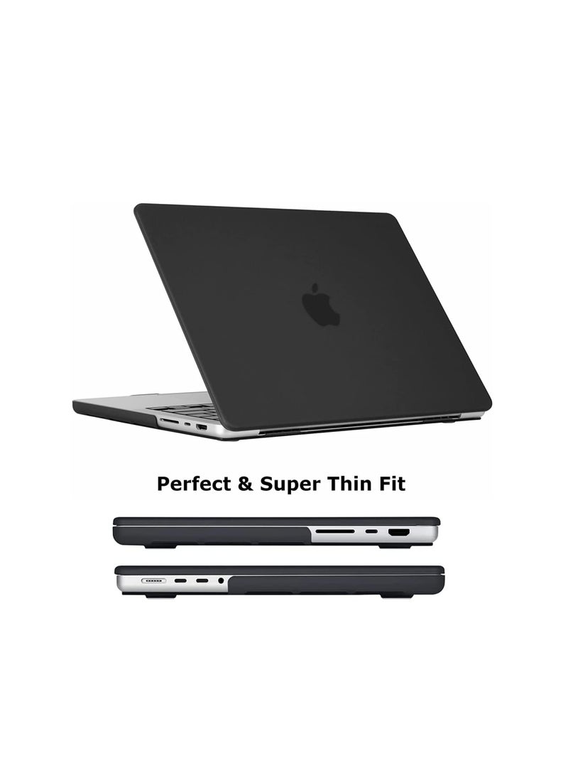 Hard Case Compatible with MacBook Pro 13 inch M2 2025, 2024, 2023, 2022-2016 A2338 M1 A2251 A2289 A2159 A1989 A1708 A1706 with/Without Touch Bar, Plastic Hard Shell Case Cover, Matte Black - Image 2