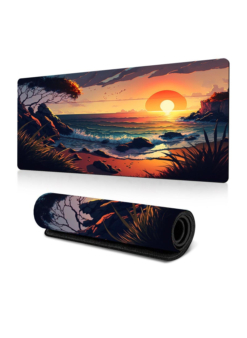 Y&D 300*600*2MM Creative Office Learning Game Non-slip Rubber Mouse Pad - Image 1