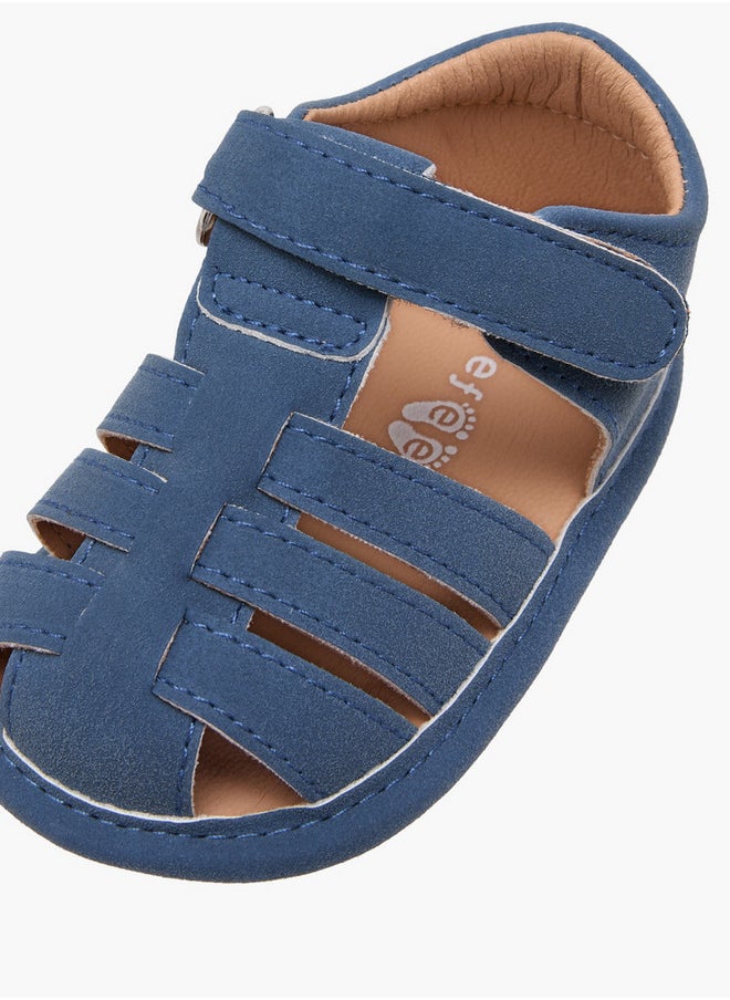 Barefeet Solid Booties with Hook and Loop Closure  - Image 4