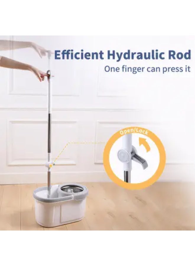 ركسو سطل تنظيف ذكي مع ممسحة دائرية وعصّارة دوّارة - Image 3