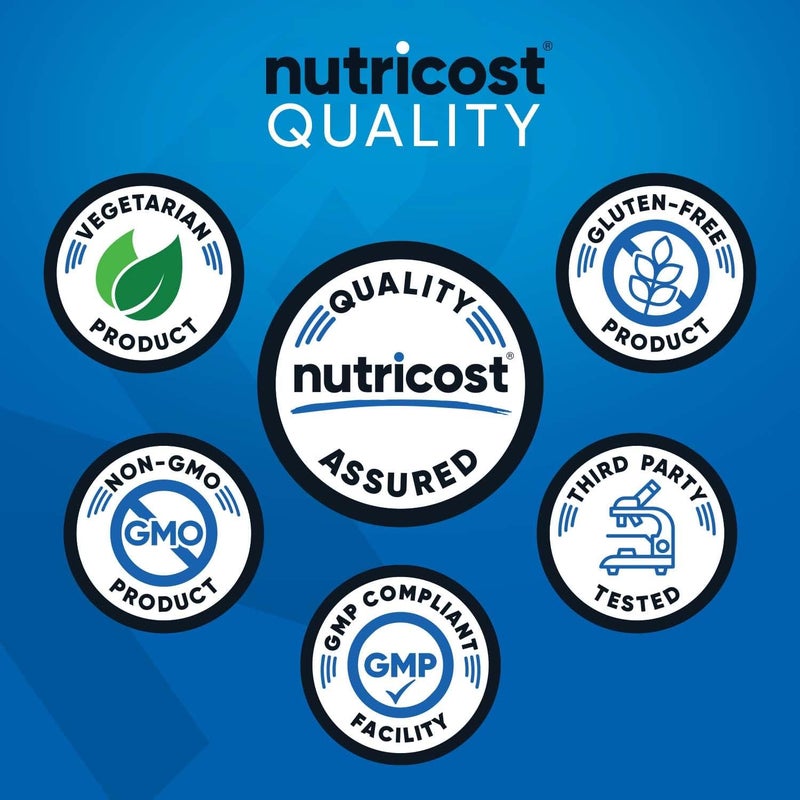 Nutricost بودرة BCAA من نوتريكوست 211 90 حصة بدون نكهة مضافة أحماض أمينية متفرعة - Image 3
