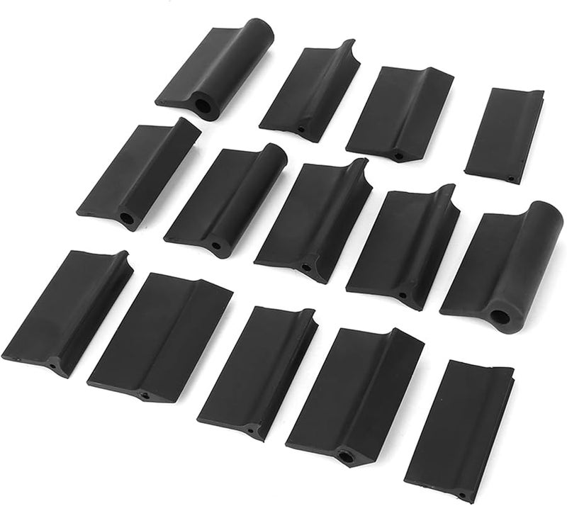 14PCS Flexible Rubber Sanding Blocks Set for Woodworking Metal Finishing Durable Imported Material - Image 1