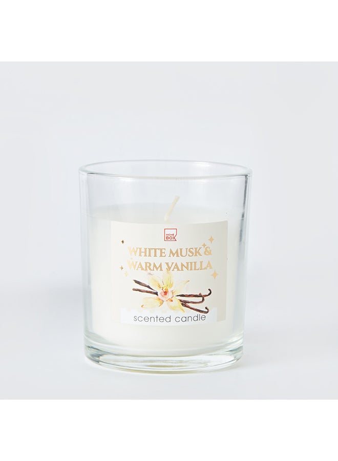 Home Box Qara White Musk and Warm Vanilla Jar Candle 7 x 8 x 7 cm - Image 5