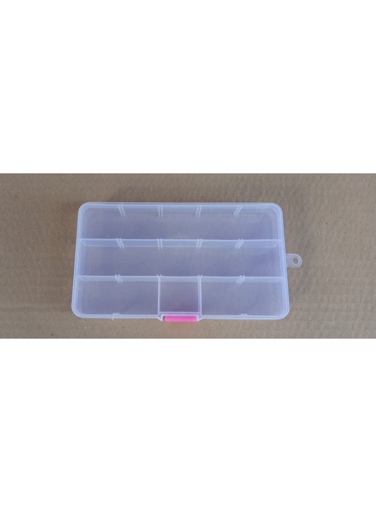 HMMSYLVA 15 Compartments Plastic Jewelry Box with Adjustable Removable Dividers Container for Bead Earring Ring Storage Organiser - Image 5