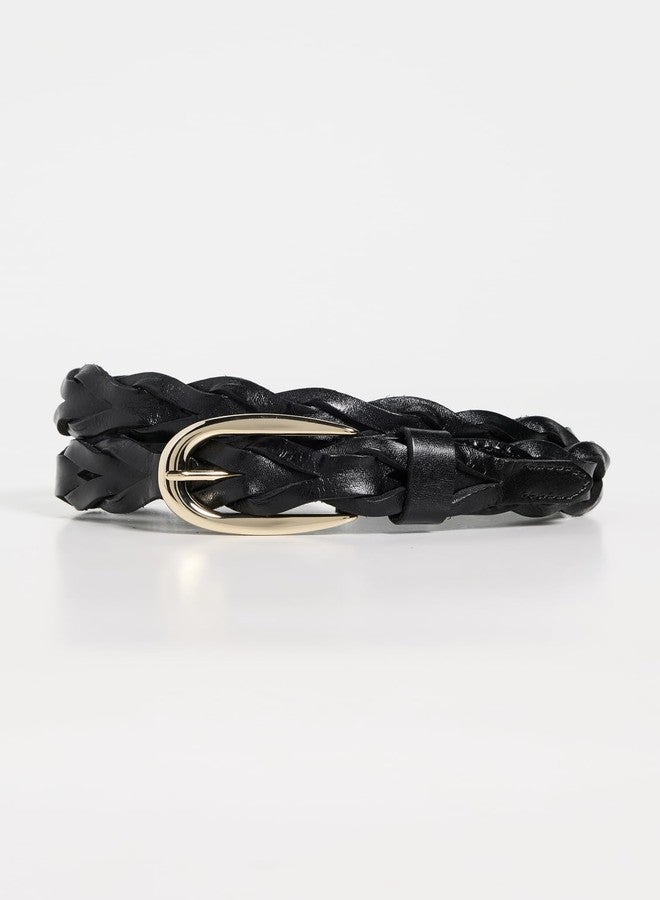 Made Well Madewell Women's Braided Belt, True Black, XXS - XS - Image 2