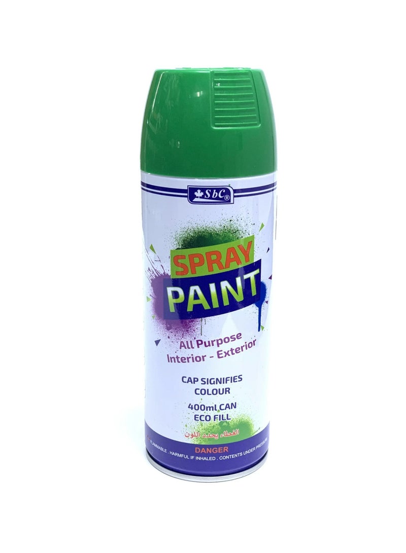 SBC All Purpose Spray Paint 400ml Content Dark Green - Image 1