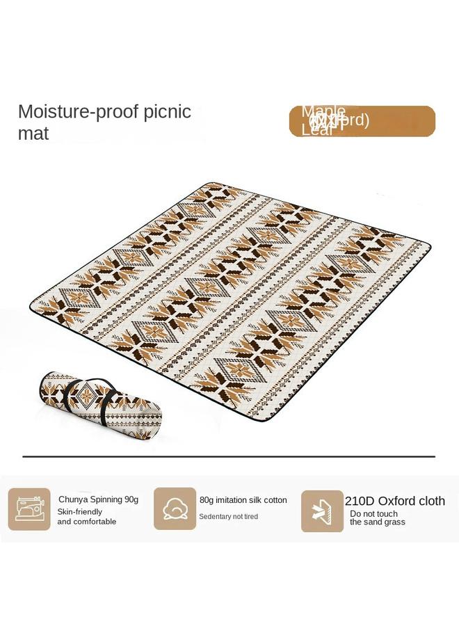 Bluejw Ultrasonic Moisture-proof Mat Thickened Waterproof Portable Outdoor Tent Mat Camping Outing Aluminum Film Oxford Base Picnic Cloth - Image 1