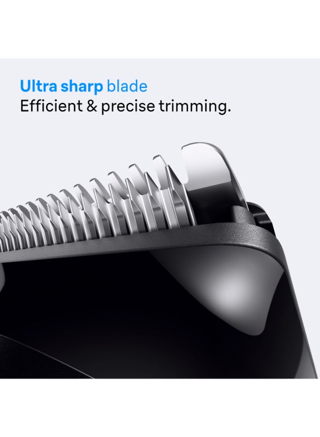 BRAUN Series 3 All-in-One Trimmer 8-in-1 Grooming Kit - AIO3540 Metallic Black - Image 4