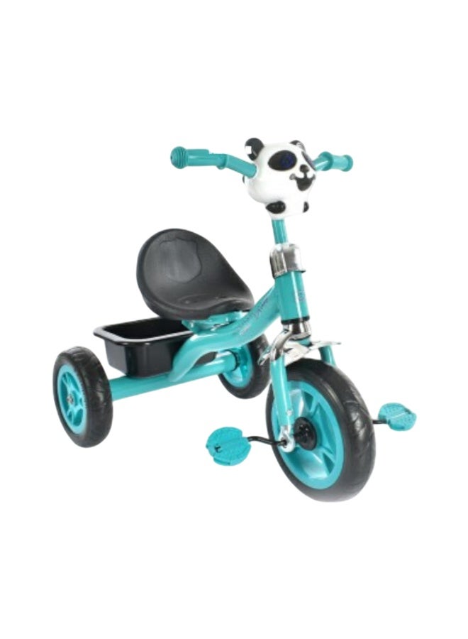 دراجة ثلاثية العجلات للأطفال بتصميم مقبض باندا وسلة تخزين خلفية - إطار قوي، ركوب آمن للأطفال الصغار - Image 2