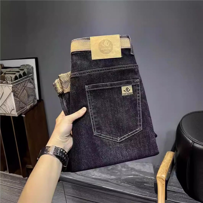 Unisex Classic Denim Jeans Loose Fit Daily Outdoor Wear - Image 3