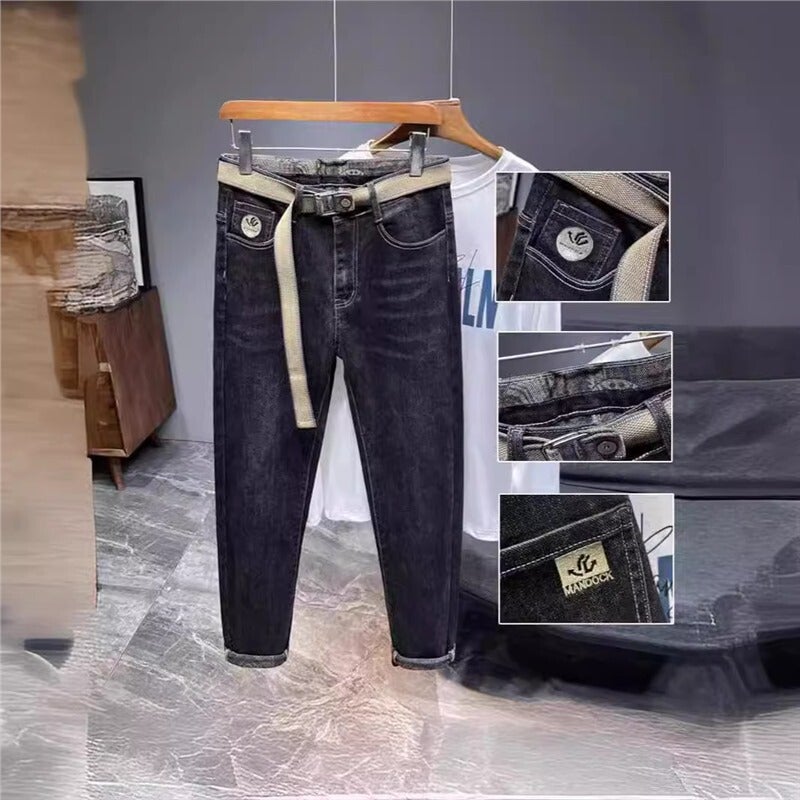 Unisex Classic Denim Jeans Loose Fit Daily Outdoor Wear - Image 5