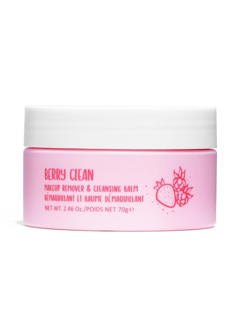W7 W7 Berry Clean Face Cleansing Balm - Makeup Remover Melt With Fruit Extract - Clean Oil Free Skin  - Image 1