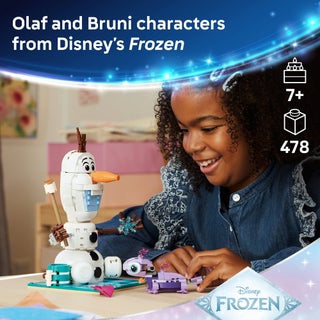 ‏Disney Frozen‏ مرح نزهة أولاف وبروني، لعبة بناء للأطفال بعمر ٧ سنوات وأكثر (٤٧٨ قطعة) 43287 - view 3