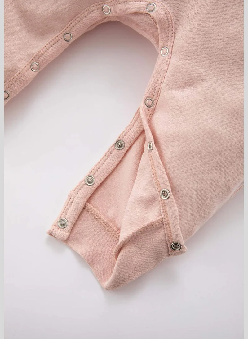 DeFacto BabyGirl Baby Neck Knitted Overalls