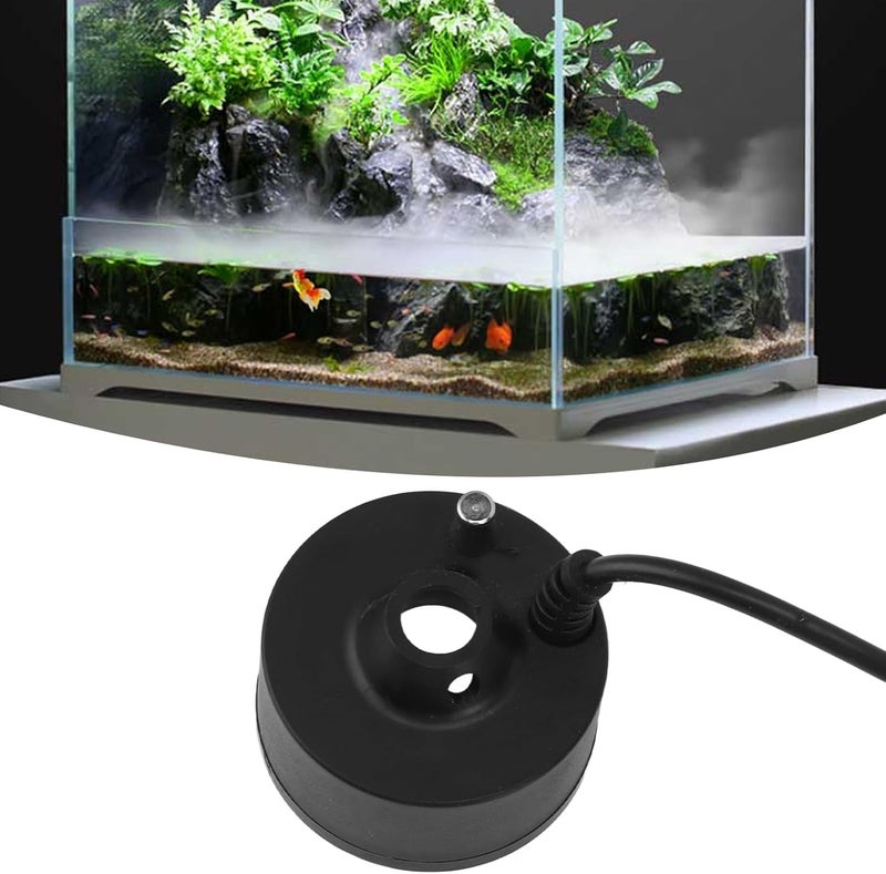 Multi usage Mist Maker DC 5V Plastic Waterproof Ultrasound Pond Fogger Humidifier for Pond Rockery Fish Tank Vase Birdbath and Holidays Decoration Garden Landscape Indoor outdoor use - Image 3