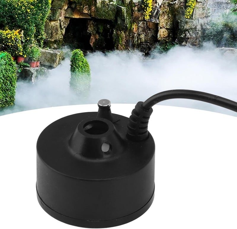 Multi usage Mist Maker DC 5V Plastic Waterproof Ultrasound Pond Fogger Humidifier for Pond Rockery Fish Tank Vase Birdbath and Holidays Decoration Garden Landscape Indoor outdoor use - Image 1