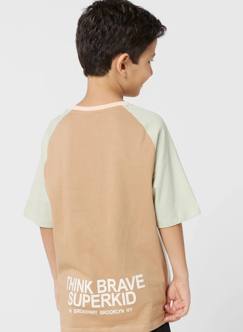 Ripples Round Neck Printed T-Shirts