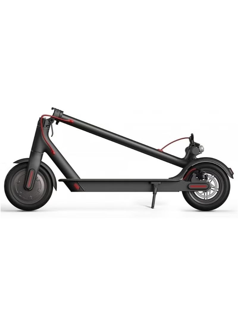 DENX DX1793 folding electric scooter for adults - speed up to 28 km/h, battery with a range of 28 km, 8.5-inch air tires, and dual brake system. - Image 3