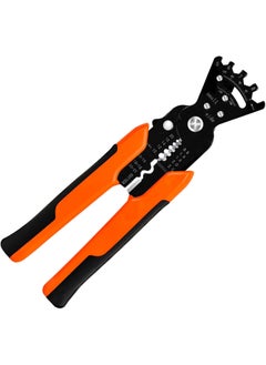 XBEY XBEY Multifunctional Wire Stripper and Cutter Crimping Tool Wire Stripper Crimping Plier Cable Cutter MultiPurpose Wire Stripper Crimping Tool Orange Crown Plier  - Image 1