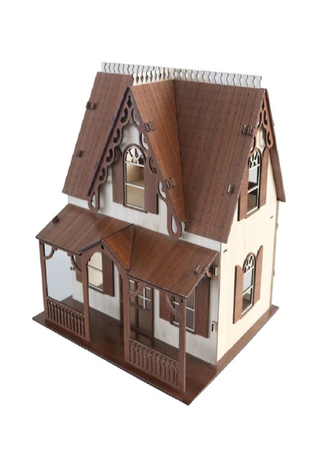 3D PUZZLE 3D Wooden Dolhouse, Anne Shirley House, Victorian house  - Image 2