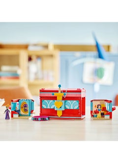 LEGO صندوق مجوهرات سنو وايت لعب بناء للأطفال مع مجسمات سنو وايت والملكة الشريرة، و браслет للعب، هدية للفتيات والفتيان من عمر 6 سنوات فما فوق (358 قطعة) 43276  - Image 5