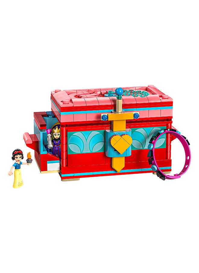 LEGO - صندوق مجوهرات سنو وايت لعب بناء للأطفال مع مجسمات سنو وايت والملكة الشريرة، و браслет للعب، هدية للفتيات والفتيان من عمر 6 سنوات فما فوق (358 قطعة) 43276 - Image 1