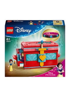 LEGO صندوق مجوهرات سنو وايت لعب بناء للأطفال مع مجسمات سنو وايت والملكة الشريرة، و браслет للعب، هدية للفتيات والفتيان من عمر 6 سنوات فما فوق (358 قطعة) 43276  - Image 2