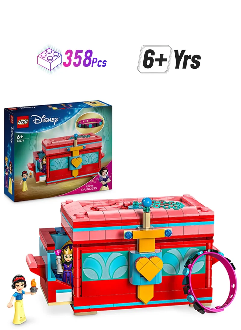ليغو Disney Princess Snow White’s Jewellery Box Building Toy for Kids with Snow White and the Evil Queen Mini-Doll Figures and a Play Bracelet, Gift for 6 Plus Year Old Girls and Boys 43276