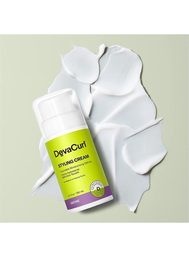 DevaCurl Styling Cream Touchable Moisturizing Definer, Citrus Zest, 5.1 fl. oz. - Image 2