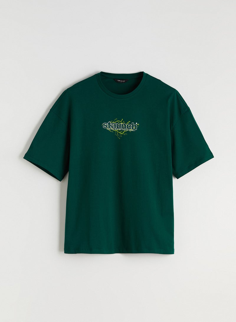 LC WAIKIKI Crew Neck Printed Jersey Men's T-Shirt - Image 5