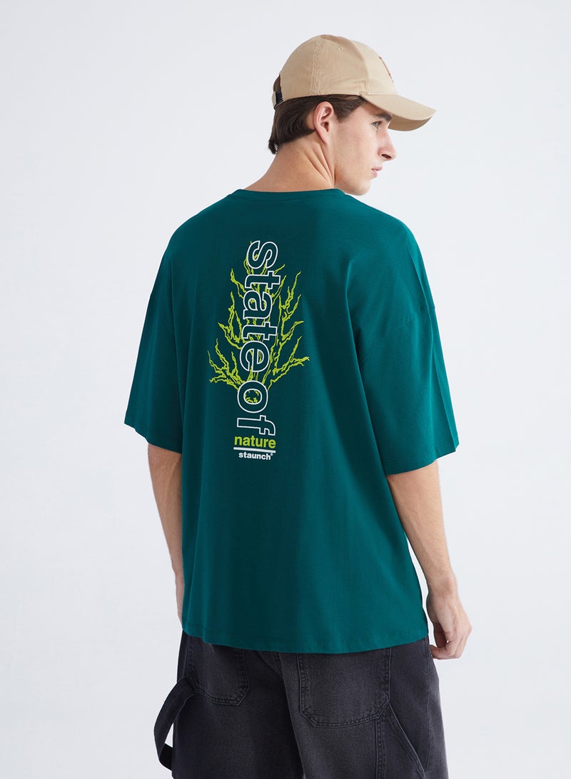 LC WAIKIKI Crew Neck Printed Jersey Men's T-Shirt - Image 1