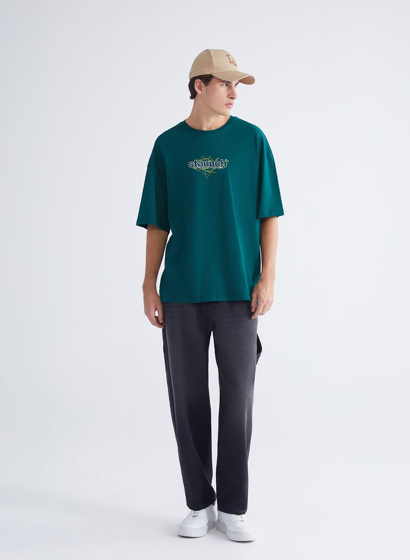 LC WAIKIKI Crew Neck Printed Jersey Men's T-Shirt - Image 2