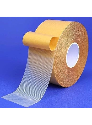 JAMBUVANTI Double Sided Carpet Tape Heavy Duty super Strong Sticky Tape for Carpet Non Slip Waterproof Removable Mesh Grid Suitable for Hardwood Floors matsWall Hanging 3 cm 5 m