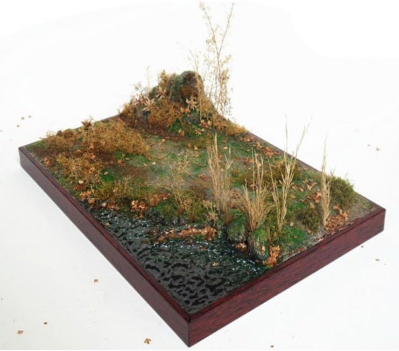 klarako1/35 Scale Wooden Tray Base for Sand Armor Scene Meadow Landscaping klarakoWood, 30x20cm - Image 4